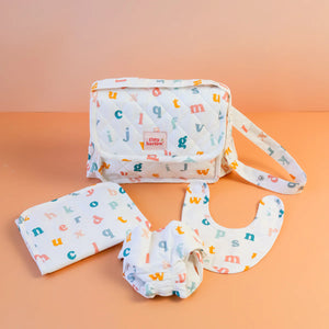 Tiny Harlow diaper bag set ABC