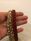 Leather Handmade braided kids headbands